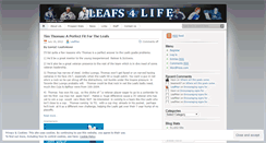 Desktop Screenshot of leafs4life.wordpress.com