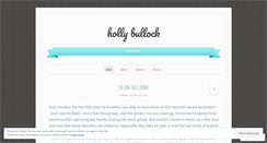 Desktop Screenshot of hollymphoto.wordpress.com