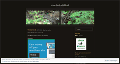 Desktop Screenshot of dutchwildlife.wordpress.com