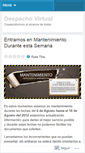 Mobile Screenshot of despachovirtual.wordpress.com