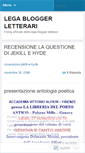 Mobile Screenshot of legabloggerletterari.wordpress.com