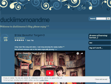 Tablet Screenshot of duckiimomoandme.wordpress.com