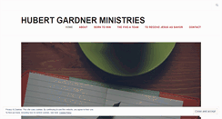 Desktop Screenshot of hubertgardnerministries.wordpress.com