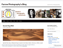 Tablet Screenshot of farrowphotography.wordpress.com