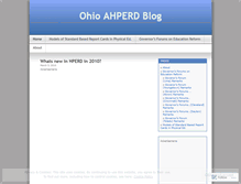 Tablet Screenshot of ohahperd.wordpress.com