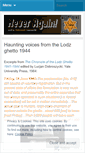 Mobile Screenshot of lodzghetto.wordpress.com
