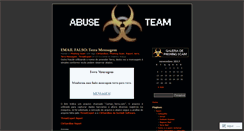 Desktop Screenshot of abuseteam.wordpress.com