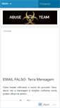 Mobile Screenshot of abuseteam.wordpress.com