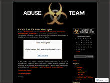Tablet Screenshot of abuseteam.wordpress.com