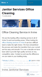 Mobile Screenshot of janitorservices.wordpress.com