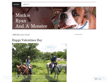 Tablet Screenshot of mackieandryan.wordpress.com