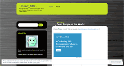 Desktop Screenshot of jabstaboops.wordpress.com