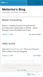 Mobile Screenshot of metierme.wordpress.com