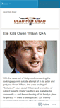 Mobile Screenshot of deadnotdead.wordpress.com