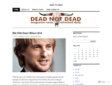 Tablet Screenshot of deadnotdead.wordpress.com