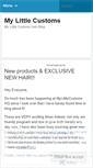 Mobile Screenshot of mylittlecustoms.wordpress.com