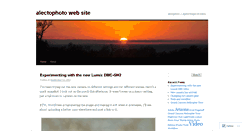 Desktop Screenshot of alectophoto.wordpress.com