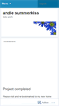 Mobile Screenshot of andiesummerkiss.wordpress.com