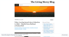 Desktop Screenshot of livingmercy.wordpress.com