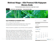 Tablet Screenshot of motivasiniaga.wordpress.com