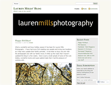 Tablet Screenshot of laurenmillsphotography.wordpress.com