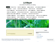 Tablet Screenshot of lasmayor.wordpress.com