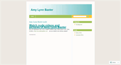 Desktop Screenshot of amylynnbaxterblog.wordpress.com