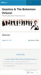 Mobile Screenshot of bohemianvirtuosi.wordpress.com