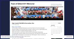 Desktop Screenshot of gilbert911memorial.wordpress.com