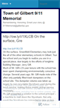 Mobile Screenshot of gilbert911memorial.wordpress.com
