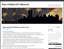 Tablet Screenshot of gilbert911memorial.wordpress.com