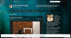 Desktop Screenshot of lucasduartedesign.wordpress.com