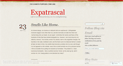 Desktop Screenshot of expatrascal.wordpress.com