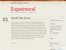 Tablet Screenshot of expatrascal.wordpress.com
