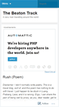 Mobile Screenshot of beatontrack.wordpress.com