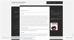 Desktop Screenshot of grincheuse.wordpress.com