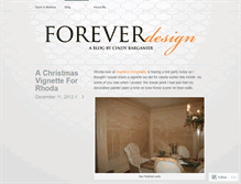 Tablet Screenshot of cindybarganier.wordpress.com