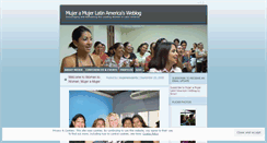 Desktop Screenshot of mujeramujerla.wordpress.com