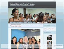 Tablet Screenshot of mujeramujerla.wordpress.com