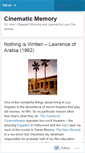 Mobile Screenshot of cinematicmemory.wordpress.com
