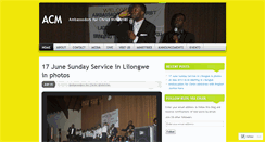 Desktop Screenshot of ambassadors4christministries.wordpress.com