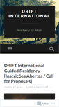 Mobile Screenshot of driftprojectinternational.wordpress.com