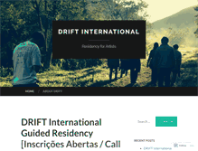 Tablet Screenshot of driftprojectinternational.wordpress.com