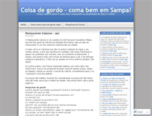 Tablet Screenshot of coisadegordo.wordpress.com