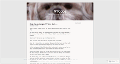 Desktop Screenshot of nycdog.wordpress.com