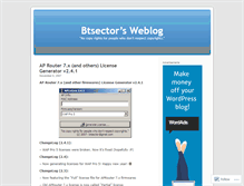 Tablet Screenshot of btsector.wordpress.com
