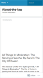Mobile Screenshot of aboutthelaw.wordpress.com