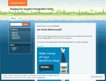 Tablet Screenshot of hopefulmama.wordpress.com