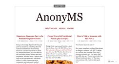 Desktop Screenshot of anonyms10.wordpress.com