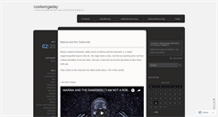 Desktop Screenshot of coolsongaday.wordpress.com